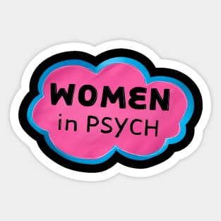 Women in Psych Sticker